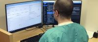 CDM provider at a computer